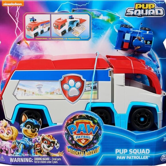 PAW Patrol The Mighty Movie Pup Squad Patroller Toy Truck - Picture 1 of 5